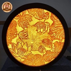 Tranh Giấy Dừa ( Quan Công ) 11