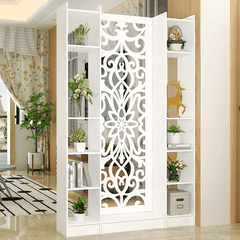 Vách Hoa Đối Xứng Kết Hợp 2 Kệ-28 - Xưởng Gỗ Đẹp