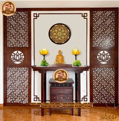 Vách Ngăn Bàn Thờ CT20 - Xưởng Gỗ Đẹp Giá Tốt
