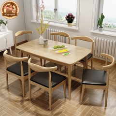 Bàn Ghế Gỗ Phòng Bếp Cao Cấp BG02