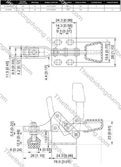 Kẹp định vị CH20800-SS