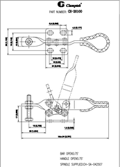 Cam kẹp ngang CH20100