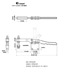 Cam kẹp ngang CH20236