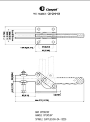 Cam kẹp ngang CH204GB
