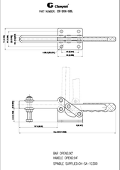 Cam kẹp ngang CH204GBL