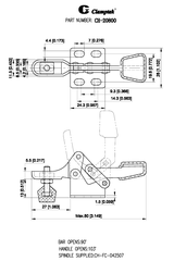 Cam kẹp ngang CH20800