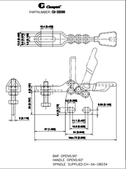 Cam kẹp ngang CH22030