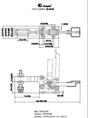 Cam kẹp ngang CH22165