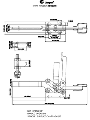 Cam kẹp ngang CH22195