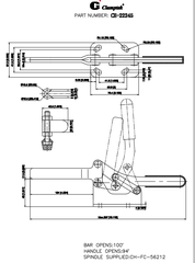 Cam kẹp ngang CH22245