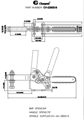 Cam kẹp ngang CH22502-B