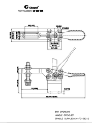 Kẹp định vị CH225DHB