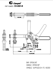 Cam kẹp ngang CH2501-B
