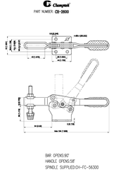 Cam kẹp ngang CH2600