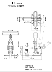 Kẹp định vị CH101AT