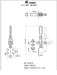 Kẹp định vị CH101B