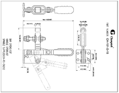 Kẹp định vị CH101D-15