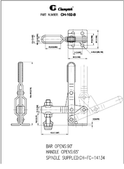 Kẹp định vị CH102B