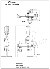 Kẹp định vị CH12050HB