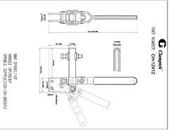Kẹp định vị CH12412
