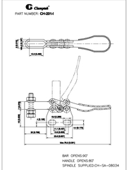 Cam kẹp ngang CH201-I