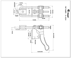 Cam kẹp chốt CH40344
