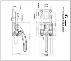 Cam kẹp chốt CH40360ST