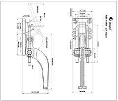 Cam kẹp chốt CH40370