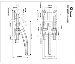 Cam kẹp chốt CH40380