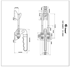 Cam kẹp chốt CH40840