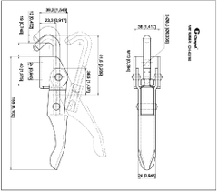 Cam kẹp chốt CH43150