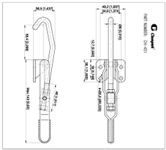 Cam kẹp chốt CH451