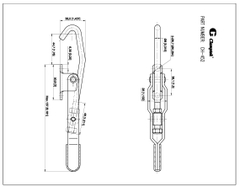 Cam kẹp chốt CH452
