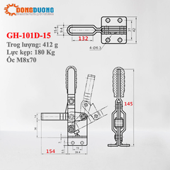 Cam kẹp GH101D-15