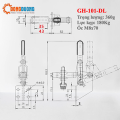 Cam kẹp GH101DL