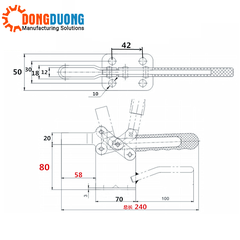 Cam kẹp GH220WH