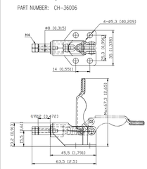 Kẹp đẩy ngang CH36006