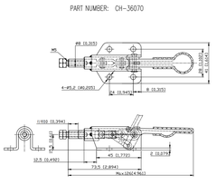 Kẹp đẩy ngang CH36070