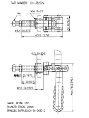 Kẹp đẩy ngang CH36202M