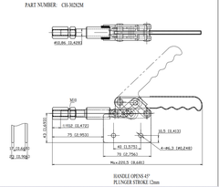 Kẹp đẩy ngang CH30282M