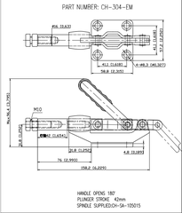 Kẹp định vị CH304EM