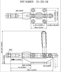 Kẹp định vị CH305EM