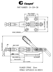 Kẹp đẩy ngang CH304CM