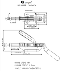 Kẹp đẩy ngang CH36003M
