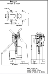 Kẹp đẩy ngang CH30600PR