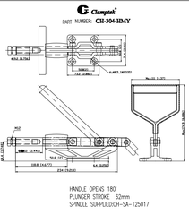 Kẹp đẩy ngang CH304HMY