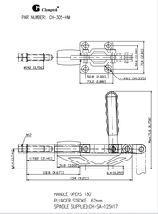 Kẹp định vị CH305HM