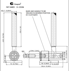 Kẹp đẩy ngang CH30509M