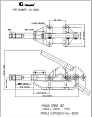Kẹp đẩy ngang CH30513