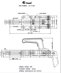 Kẹp đẩy ngang CH31200
